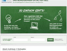 Tablet Screenshot of bze-ausbildung.de